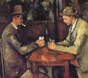 Paul Cezanne cards were oil on canvas